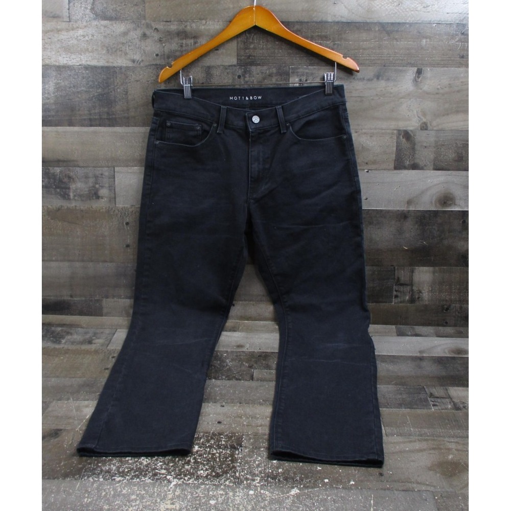 Mott & Bow Jeans‎ Mens 32x32 Black Slim Fit Stretch Denim Classic Casual Pants